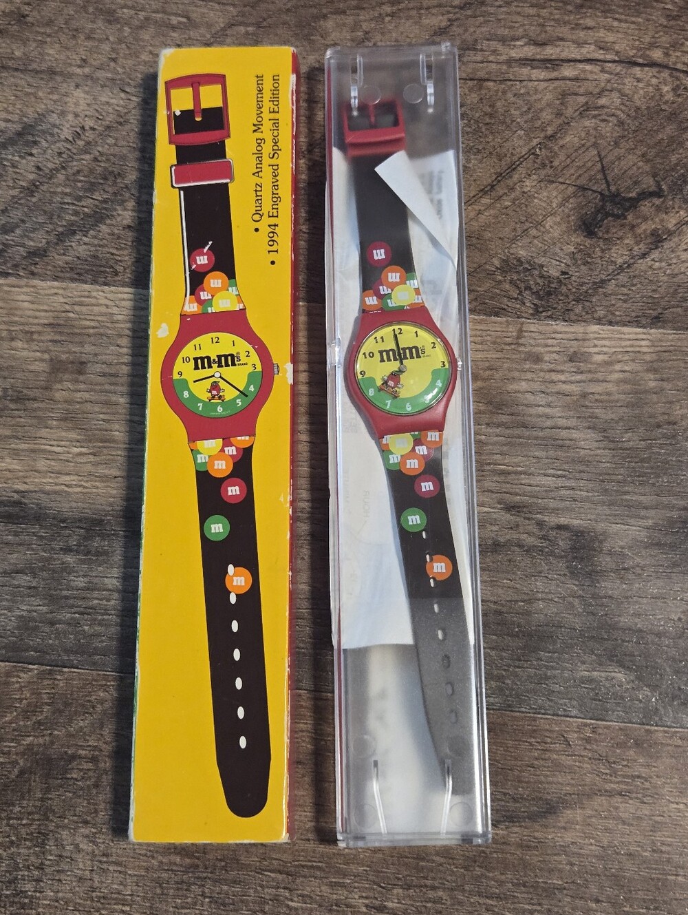 Vintage 1994 M&M'S Watch with Colorful Candy Accents
